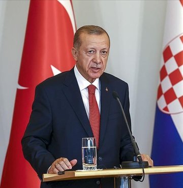Cumhurbaşkanı Erdoğan, Balkan ziyareti kapsamında Hırvatistan